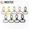 Meetee 20 pz 13-38mm cinturino fibbia per borsa girevole in metallo chiusura a moschettone collare per cani moschettone moschettone cintura grilletto clip accessori fai da te