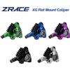 ZRACE Pinza a montaggio piatto ZRACE XG, pinza freno idraulica stradale, pastiglie ICE-TECH, pinza da corsa BMX, leggera CNC completa