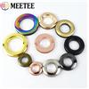 Meetee 4/10 pezzi Meetee occhielli posteriori a vite in metallo con rondella occhielli anelli fibbie metalliche per borsa scarpe da abbigliamento accessorio artigianale in pelle