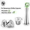 i Cafilas Capsule di caffè riutilizzabili iCafilas per filtri di caffè Nespresso in acciaio inossidabile Caffè espresso Crema Pod Maker Nuovo aggiornato