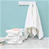 NONE 2/4/6 pezzi asciugamani per il viso in cotone bianco set asciugamano per hotel dal tocco morbido per adulti e bambini morbido e confortevole forte assorbimento d'acqua