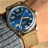 MERKUR California Dial orologio a carica manuale smalto Vintage Field Army Watch seienn Watch orologio meccanico da uomo luminoso