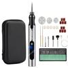 JANGKLIFE Kit di utensili rotanti a batteria USB Penna per incisione del legno Fai da te per gioielli Mini trapano wireless in metallo e vetro