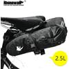 Rhinowalk Borsa da sella per bicicletta 1.5L 2.5L Borsa da sella per ciclismo completamente impermeabile Borsa per attrezzi di riparazione su strada MTB Accessori per pacco di coda per bici