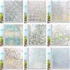 BUNPIG 3D Mosaic Rainbow Window Film Privacy protezione UV adesivi per finestre adesivi statici per l'isolamento termico rimovibile per la casa