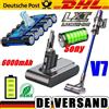 bonacell Per Dyson V7 Animal, V7 Motorhead Pro, V7 Trigger V7 Auto + Avvio, V7 Fluffy, V7 Absolute SV11 6000mAh Sony Cell Batteri T