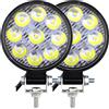 ASLENT 27W 9LED faro da lavoro LED fendinebbia anteriore per auto 12V 24V per camion SUV 4X4 4WD fari di ingegneria Off-road LED faro rotondo