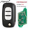 Jingyuqin Telecomando auto 3 pulsanti 433MHz ID46 pcf7961 per Renault Scenic III Megane III Fluence 2009-2015 Master Kangoo CWTWB1G767 Samsung SM3