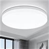 IRALAN plafoniera a LED rotonda ultrasottile per camera da letto luce neutra bianca fredda bianca calda 48W 36W 24W 18W plafoniera a LED