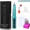 DianaBeauty 35000RPM penna per trapano per unghie senza fili penna per lucidatura per lima per unghie USB macchina per trapano per unghie ricaricabile strumento per salone di trapano per Manicure portatile