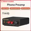 Douk Audio T14-EQ Stereo RIAA MM/MC Phono Stage Preamp Home giradischi preamplificatore con amplificatore per cuffie da 3.5mm