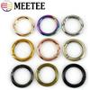 Meetee 5/10 pezzi O Ring in metallo fibbie 16-50mm apribile molla a scatto chiusura borsa tracolla portachiavi moschettone gancio accessori hardware fai da te