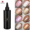 MSHARE 250ml Base in gomma Gel Ricarica mimetica Rosa latte Bianco Glitter Oro Manicure francese Base colorata Grande volume