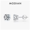 MODIAN D Colore 1CT Moissanite Orecchini con perno per le donne 925 Sterling Silver 0.5CT Abbagliante Lab Diamante Regali di gioielli da sposa