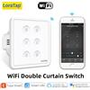 LoraTap Tuya Smart Life EU WiFi Interruttore cieco a doppia tenda per tapparella Motore elettrico Google Home Alexa Echo Controllo vocale Fai da te