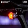 XOSS XR01 Fanale posteriore intelligente Rilevamento freno automatico Luce per bicicletta ricaricabile impermeabile Avvertimento posteriore Fanale posteriore per ciclismo Accessori per bici