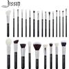 Jessup Pennelli per trucco Set Fondotinta in polvere Pennello per trucco professionale Frullatore per contorno Ombretto Blush 25 pezzi Capra sintetica T175