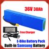 Aleaivy 36 v 13ah 14ah 15ah 30ah batteria al litio Samsung batteria bici elettrica 36 v 10ah Fahrrad Akku Fiets Accu 36 Volt Batterie 36 v 20ah