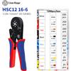 lion rage Pinza piccola per crimpare terminali tubolari HSC12 16-6 kit di dispositivi elettrici di precisione per terminali grandi 0,08-16 mm 2/ 30-5 AWG