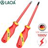 LAOA VDE Cacciavite isolato S2 Isolamento Phillips Corrente di isolamento Elettricista Cacciavite piatto a croce