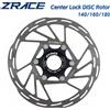 ZRACE Rotore Freno a Disco Center Lock per Bici, Rotore Flottante con Forte Dissipazione del Calore 140mm 160mm 180mm per Freni a Disco MTB / Bici da Strada