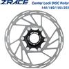 ZRACE Z1 Rotore Freno a Disco Center Lock per Bici, Rotore Flottante con Forte Dissipazione del Calore 140mm 160mm 180mm per Freni a Disco MTB / Bici da Strada