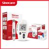 Sinocare Safe-Accu Misuratore di glicemia Kit glucometro Tester per il diabete 50/100 Strisce reattive Lancette Misuratore medico di zucchero nel sangue