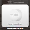 MOES Sensore di Presenza Umana ZigBee con Rilevamento a Onde Radar per Sicurezza Domestica, Sensore Intelligente Tuya per Rilevamento Corpo Umano