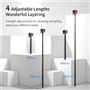 TELESIN 116 centimetri In Fibra di Carbonio Monopiede Selfie Stick Allungabile Con 1/4 Vite Per GoPro Hero Insta360 Osmo Action Camera