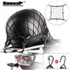 Rhinowalk Rete portacasco per moto 8 ganci in metallo/plastica Porta rete per bagagli per moto Accessori per borse per bagagliaio in rete