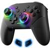 DATA FROG Controller Wireless Pro con Funzione Programmabile per Switch / Switch OLED / Switch Lite / PC