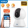 KERUI 5MP Tuya Smart Mini WiFi IP Camera Indoor Wireless Home Security AI Human Detect CCTV telecamera di sorveglianza Baby Monitor