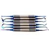 Tyceen 6 pz/set Dentale Resina Composita Spatola di Riempimento Titanio Placcato Testa di Riempimento Della Resina Manico Spesso Materiale Strumento di Odontoiatria