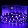 MJJC Striscia LED UV 12V DC SMD 5050 0.5M 1M 2M 3M 4M 5M Nastro impermeabile Nastro ultravioletto flessibile viola per fluorescenza DJ