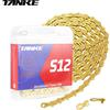 TANKE Catena per bicicletta 11-12 velocità 128 maglie MTB Bici da strada Catene a velocità variabile Pulsante magico Accessorio per ciclismo corrente di alta qualità