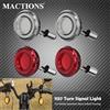 MACTIONS Conversioni indicatori di direzione moto Pannello LED 1156 1157 Stile proiettile per Harley Sportster Touring Breakout Fat Boy Softail