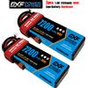 DXF 1/2PC DXF 2S Lipo batteria 7.4V 7200mah 100C custodia rigida XT60 EC5 TRX Deans XT90 per Traxxas SCX10 auto FPV aereo camion RC parti