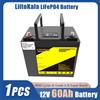 LiitoKala 12V/12.8V 50Ah 30Ah 40Ah 60Ah/90Ah LiFePO4 Batteria Camper Impermeabile Carrello da golf Batteria Off-Road Off-grid Energia solare
