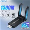 FENVI USB 3.0 adattatore WiFi 1300Mbps per Bluetooth 4.2 Dual Band 2.4G/5GHz ricevitore Wireless per scheda di rete USB per Laptop Desktop