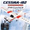 WLTOYS 【C0】WLtoys 2.4G F949 Versione LCD RC Aereo Cessna 182 3D6G 3Ch Aereo ad ala fissa Drone esterno RTF con giroscopio e notte