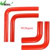 UXCELL 90 Gradi 9.5/11/13/16/19/22/25/28/32/35/40/45/48/54MM Gomito Tubo In Silicone Accoppiatore Intercooler Tubo 150*150MM Rosso