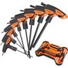 WOZOBUY Set di chiavi a brugola con impugnatura a T metriche, set di chiavi esagonali a brugola con impugnatura a T Thandle, 2 2,5 3 4 5 6 8 10 mm, set eccellente per carichi pesanti da 8 pezzi
