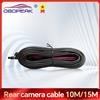 OBDPEAK 10/15 Metri Dash Cam Cavo di Prolunga Cavo di Linea Vista Posteriore 4 Spille Cavo AV Macchina Fotografica Auto DC12V Accessori di Elettronica Auto