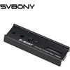 SVBONY SV219 Piastra di Montaggio a Coda di Rondine Stile Vixen per Telescopio 120mm/210mm/300mm, Corpo in Alluminio Nero Anodizzato per Treppiede Equatoriale