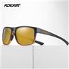 KDEAM Occhiali da sole Unisex fotocromatici e polarizzati KDEAM Square UV400 Shades occhiali a specchio per la guida escursionismo pesca in campeggio