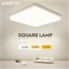 MARPOU Lampada da Soffitto LED Quadrata, Illuminazione per Camera da Letto, Luce Bianca Neutra, Bianca Fredda, Bianca Calda, 48W 36W 24W 18W, Plafoniera LED per Stanza
