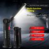ESMARTER Torcia pieghevole a LED COB Lanterna da lavoro magnetica portatile Lanterna USB ricaricabile per riparazione di emergenza Lampada da campeggio con gancio