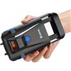 Eyoyo 2D Clip posteriore per telefono Bluetooth Scanner di codici a barre Lettore di codici a barre portatile Codice a matrice dati 1D 2D Scanner QR Sistema Android IOS