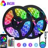 aiopp Strisce luminose a LED RGB 3535, 5 V 1 M-30 M, 16 milioni di colori, RGB, Illuminazione a strisce LED Sincronizzazione musicale, Cambia colore per la casa delle feste