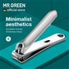 MR.GREEN Tagliaunghie in acciaio inossidabile, estetica minimalista, tagliaunghie, forbici per unghie, strumenti per manicure, lima per unghie